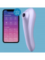 SATISFYER - VIBRATORE DUAL PLEASURE AIR PULSE MAUVE