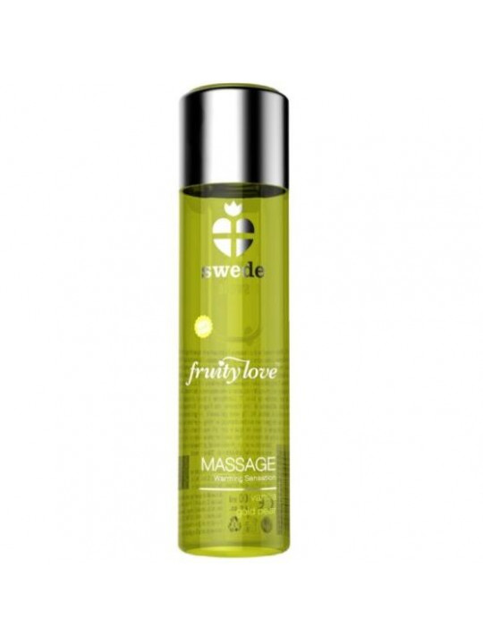 SWEDE - FRUITY LOVE OLIO DA MASSAGGIO EFFETTO RISCALDANTE VANIGLIA E PERA ORO 60 ML.