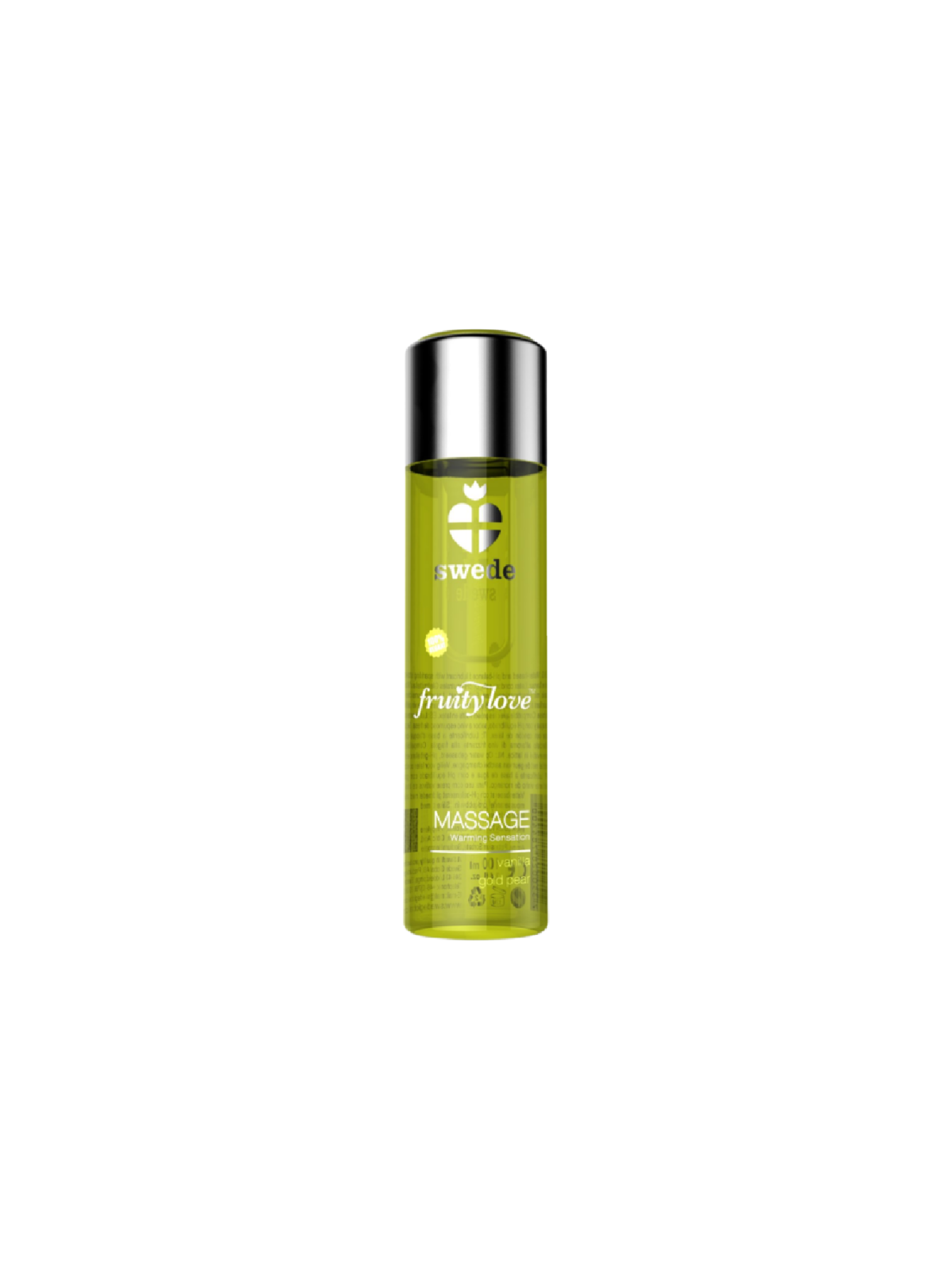 SWEDE - FRUITY LOVE OLIO DA MASSAGGIO EFFETTO RISCALDANTE VANIGLIA E PERA ORO 120 ML