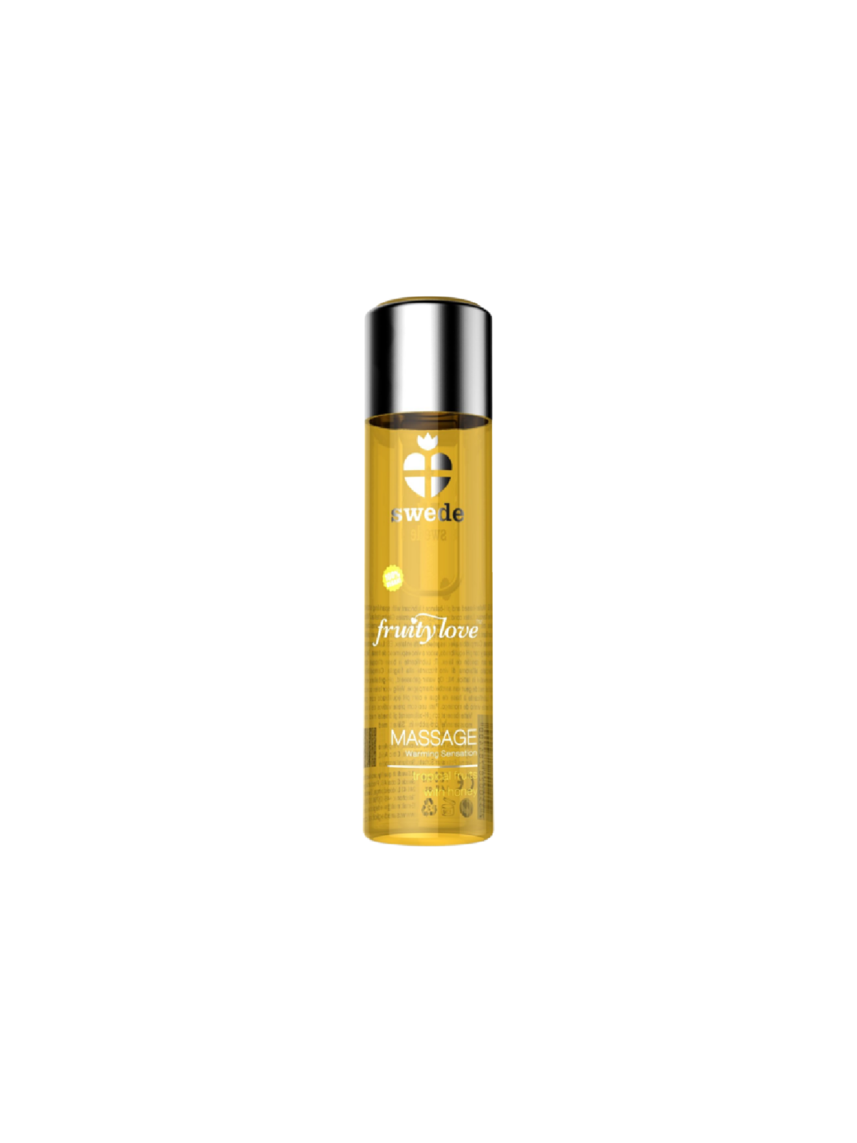 SWEDE - FRUITY LOVE OLIO DA MASSAGGIO EFFETTO RISCALDANTE FRUTTATO TROPICALE CON MIELE 120 ML.