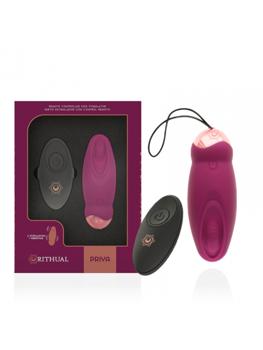 RITHUAL - PRIYA EGG TELECOMANDO G-SPOT + VIBRAZIONE