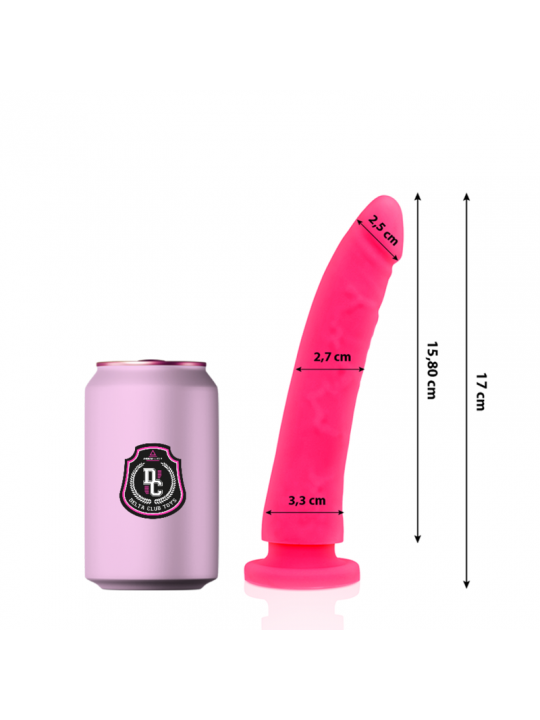 DELTA CLUB - TOYS DILDO MEDICO ROSA IN SILICONE 17 CM -O- 3 CM