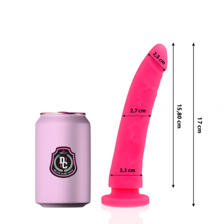 DELTA CLUB - TOYS DILDO MEDICO ROSA IN SILICONE 17 CM -O- 3 CM