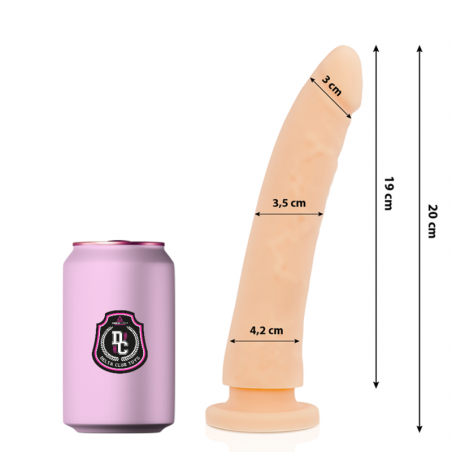 DELTA CLUB - TOYS DILDO NATURALE IN SILICONE MEDICO 20 CM -O- 4 CM