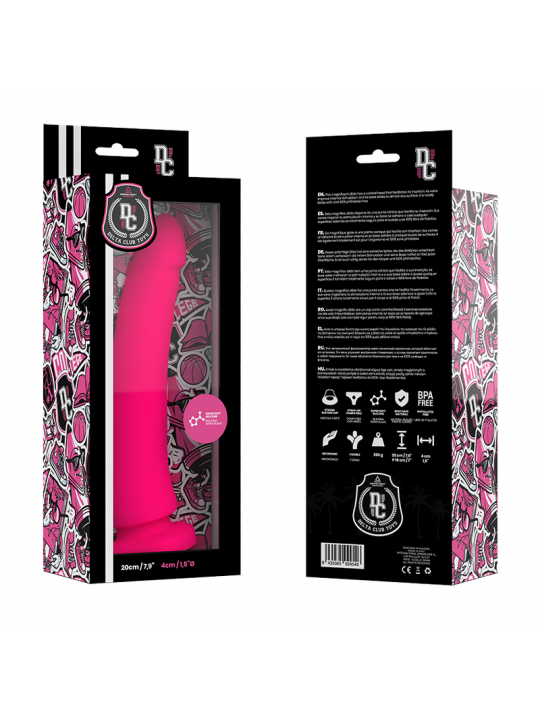 DELTA CLUB - TOYS DILDO MEDICO ROSA IN SILICONE 20 CM -O- 4 CM