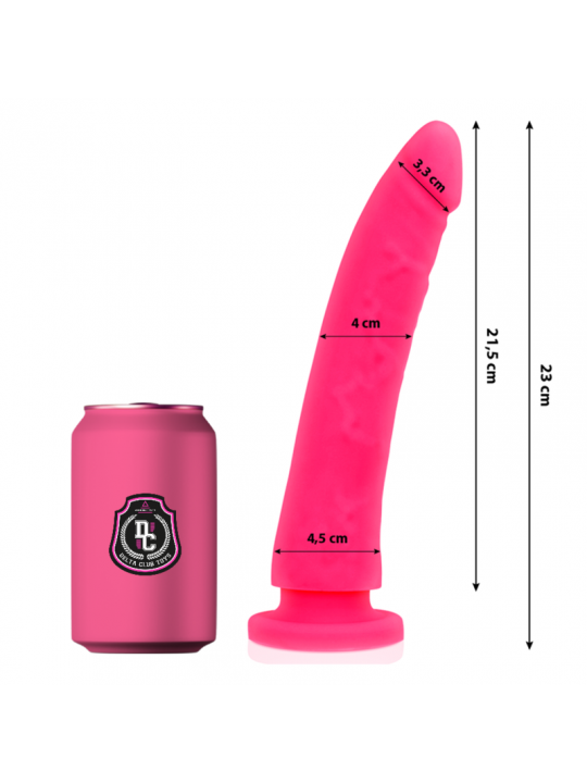 DELTA CLUB - TOYS DILDO MEDICO ROSA IN SILICONE 23 CM -O- 4.5 CM