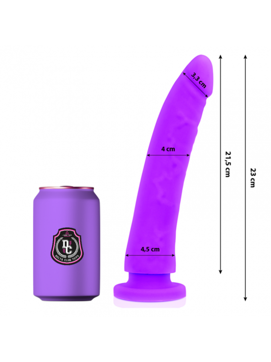 DELTA CLUB - TOYS DILDO MEDICO LILLA IN SILICONE 23 CM -O- 4.5 CM