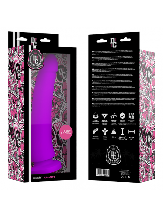 DELTA CLUB - TOYS DILDO MEDICO LILLA IN SILICONE 23 CM -O- 4.5 CM