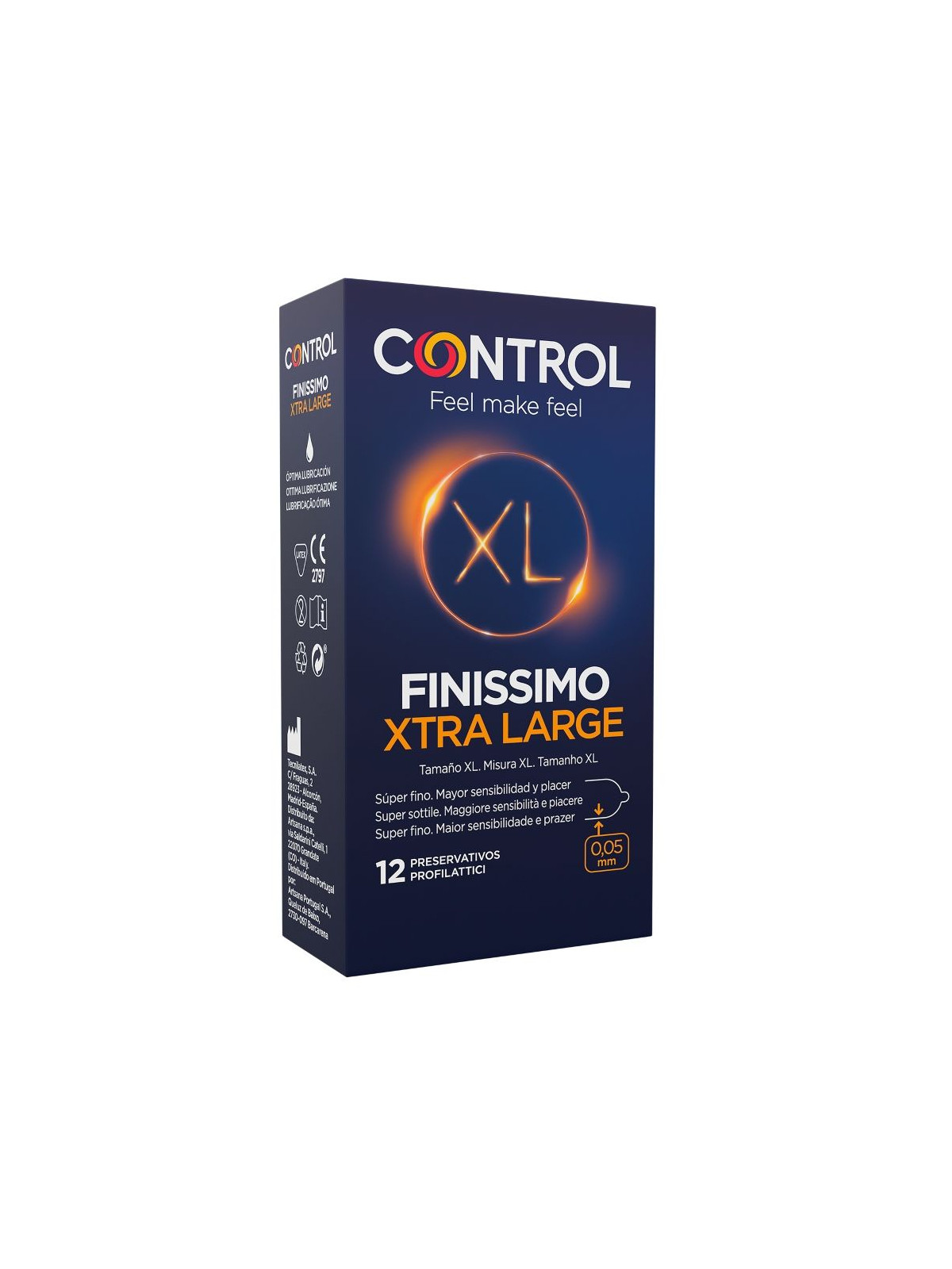 CONTROL - PRESERVATIVI FINISSIMO XL 12 UNITÀ