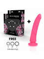 DELTA CLUB - TOYS IMBRACATURA + DONG SILICONE ROSA 17 CM -O- 3 CM