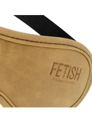 FETISH SUBMISSIVE ORIGEN - MASCHERA VEGANA IN PELLE CON FODERA IN NEOPRENE