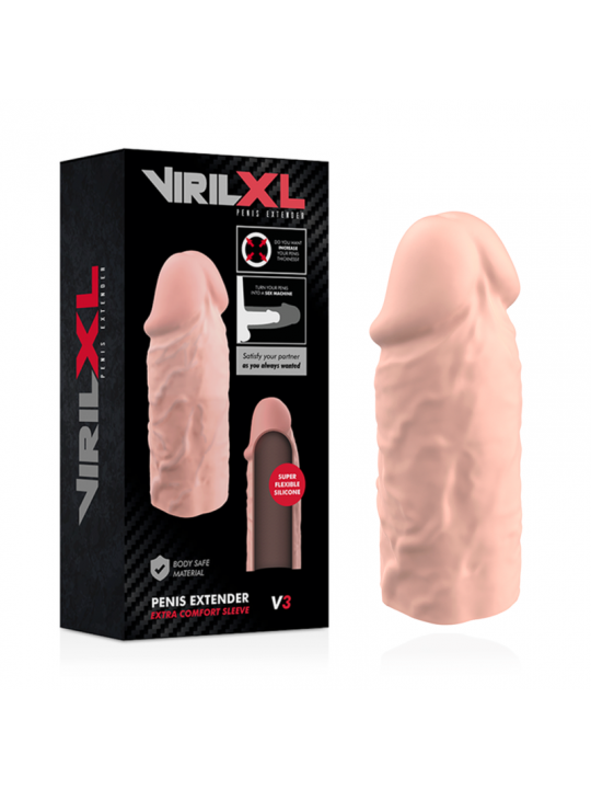 VIRILXL - ESTENSIONE NATURALE DEL PENE IN SILICONE LIQUIDO V3