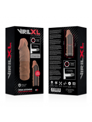 VIRILXL - ESTENSIONE DEL PENE IN SILICONE LIQUIDO V5 MARRONE