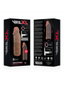 VIRILXL - ESTENSIONE DEL PENE IN SILICONE LIQUIDO V5 MARRONE