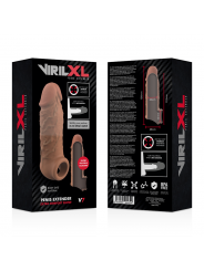 VIRILXL - ESTENSIONE DEL PENE IN SILICONE LIQUIDO V7 MARRONE