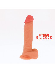 CYBER SILICOCK - DONG IN SILICONE LIQUIDO MORBIDO ULTRA REALISTICO 20.5 CM -O- 4.1 CM