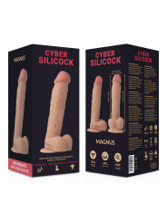 CYBER SILICOCK - DONG IN SILICONE LIQUIDO MORBIDO ULTRA REALISTICO 20.5 CM -O- 4.1 CM