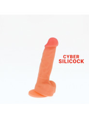 CYBER SILICOCK - SILICONE LIQUIDO MORBIDO ULTRA REALISTICO ANSEL 15.5 CM -O- 2.9 CM