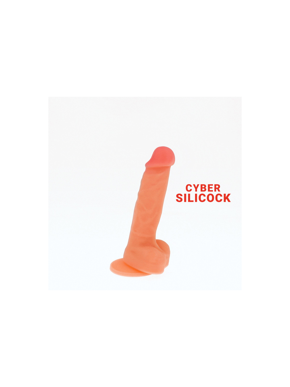 CYBER SILICOCK - SILICONE LIQUIDO MORBIDO ULTRA REALISTICO ANSEL 15.5 CM -O- 2.9 CM