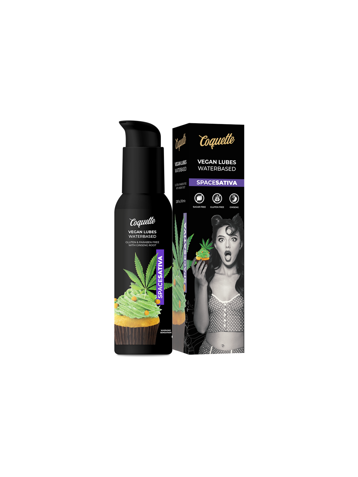 COQUETTE CHIC DESIRE - LUBRIFICANTE SATIVA VEGAN SPACE PREMIUM EXPERIENCE 100 ML