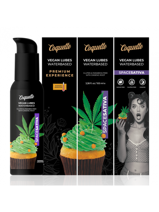 COQUETTE CHIC DESIRE - LUBRIFICANTE SATIVA VEGAN SPACE PREMIUM EXPERIENCE 100 ML