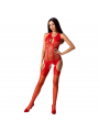 PASSION - WOMAN BS079 BODYSTOCKING - ROSSO TAGLIA UNICA