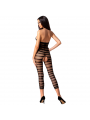 PASSION - DONNA BS081 BODYSTOCKING NERO TAGLIA UNICA