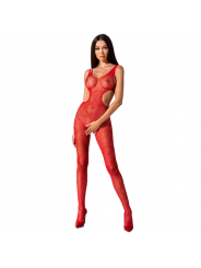 PASSION - WOMAN BS085 BODYSTOCKING ROSSO TAGLIA UNICA