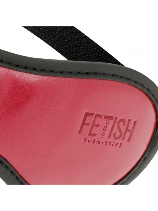 FETISH SUBMISSIVE DARK ROOM - MASCHERA VEGANA IN PELLE CON FODERA IN NEOPRENE