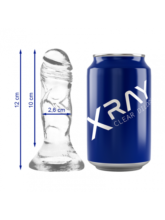 X RAY - IMBRACATURA + CAZZO TRASPARENTE 12 CM -O- 2.6 CM