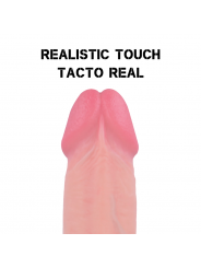 ROCKARMY - IMBRACATURA + DILDO REALISTICO TIGRE A DOPPIA DENSIT 14 CM -O- 4.46 CM