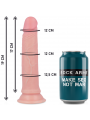 ROCKARMY - IMBRACATURA + DILDO IN SILICONE LIQUIDO PREMIUM AVENGER 19 CM -O- 3.98 CM