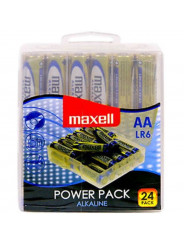 MAXELL - CONFEZIONE BATTERIA ALCALINA AA LR6 * 24 BATTERIE