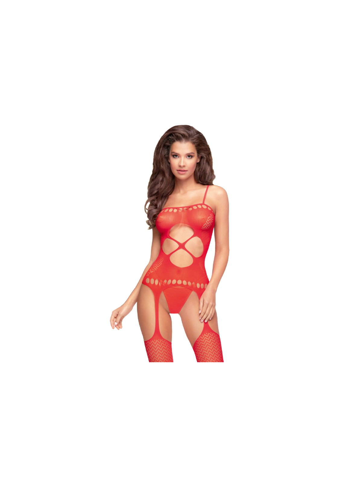 PENTHOUSE - HOT NIGHTFALL BODYSTOCKING ROSSO S/L