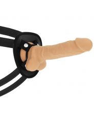 COCK MILLER - IMBRACATURA + COCKSIL ARTICOLABILE DENSIT SILICONE 18 CM