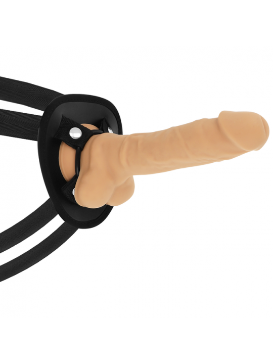 COCK MILLER - IMBRACATURA + COCKSIL ARTICOLABILE DENSIT SILICONE 18 CM