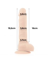 COCK MILLER - IMBRACATURA + COCKSIL ARTICOLABILE DENSIT SILICONE 19,5 CM