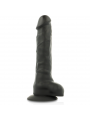 COCK MILLER - IMBRACATURA + COCKSIL ARTICOLABILE DENSIT SILICONE NERO 19,5 CM