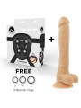 COCK MILLER - IMBRACATURA + COCKSIL ARTICOLABILE DENSIT SILICONE 24 CM