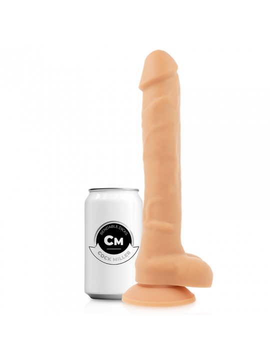 COCK MILLER - IMBRACATURA + COCKSIL ARTICOLABILE DENSIT SILICONE 24 CM