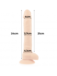 COCK MILLER - IMBRACATURA + COCKSIL ARTICOLABILE DENSIT SILICONE 24 CM