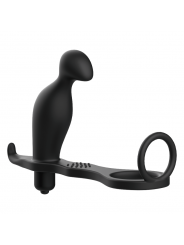 ADDICTED TOYS - PLUG ANALE CON ANELLO IN SILICONE NERO 12 CM