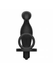 ADDICTED TOYS - PLUG ANALE CON ANELLO IN SILICONE NERO 12 CM