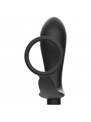 ADDICTED TOYS - ANELLO PER PENE CON TELECOMANDO PLUG ANALE NERO RICARICABILE