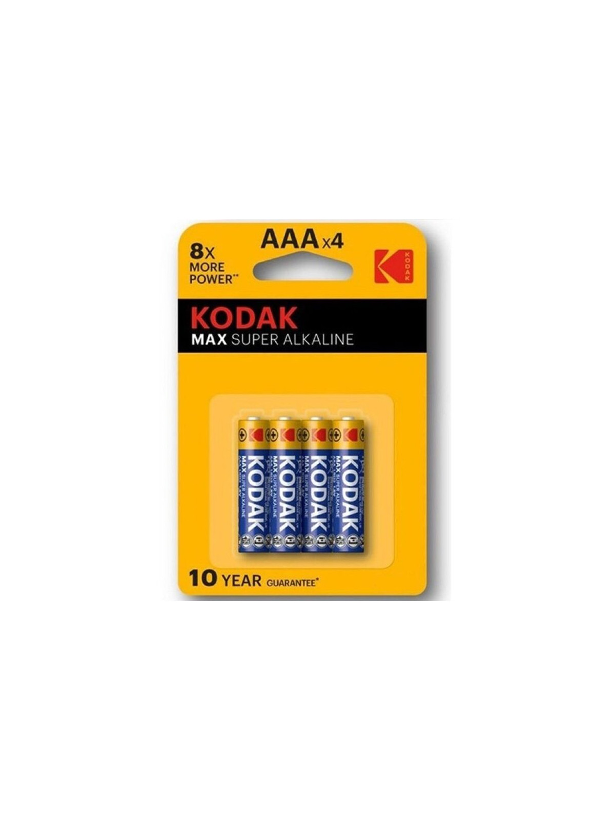 KODAK - BATTERIA MAX SUPER ALCALINA AAA LR03 BLISTER * 4