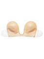 BYE-BRA - REGGISENO SENZA MANIGLIE EN U BEIGE COPPA A