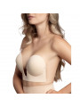 BYE-BRA - REGGISENO SENZA MANIGLIE EN U BEIGE COPPA E