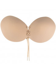 BYE-BRA - REGGISENO ADHESIVO ENTRELAZADO BEIGE COPPA C