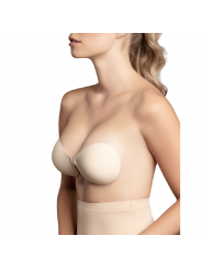 BYE-BRA - REGGISENO INVISIBLE BEIGE COPPA A