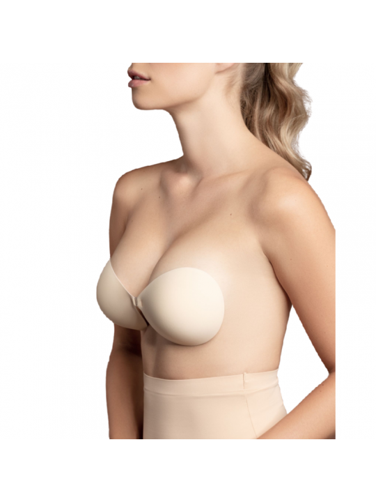 BYE-BRA - REGGISENO INVISIBLE BEIGE COPPA B